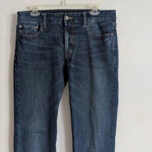 NEW American Eagle Men’s Flex/4 360 Slim Straight Jeans S 32x34.